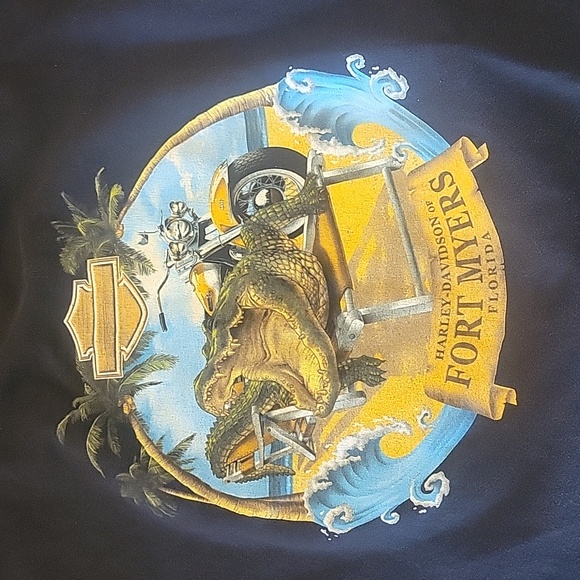 4 Harley Davidson t-shirts (4) - Picture 5 of 8